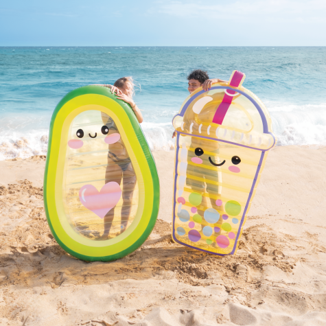 Intex 58738 Nafukovací lehátko Bubble tea 185x107cm ~ 2