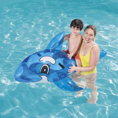 Bestway 41037 Nafukovací velryba Ride-on modrá 157x94cm ~ 1