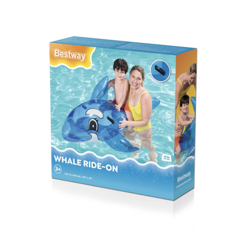 Bestway 41037 Nafukovací velryba Ride-on modrá 157x94cm ~ 8
