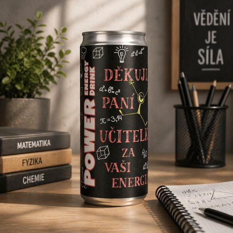 Energetický nápoj pro paní učitelku 250 ml tabule ~ 2
