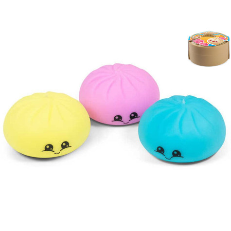 Squishy Dumpling 3v1 MINI mačkací knedlíčky sada 3 ks 5 cm (Mystery box) ~ 2