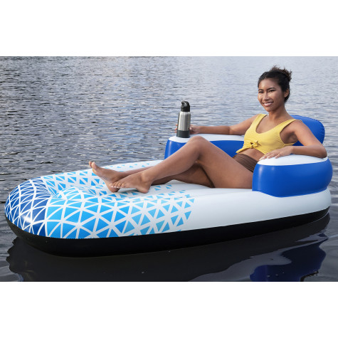 Bestway 43533 Nafukovací lehátko Indigo Wave 183x97x53,5cm ~ 2