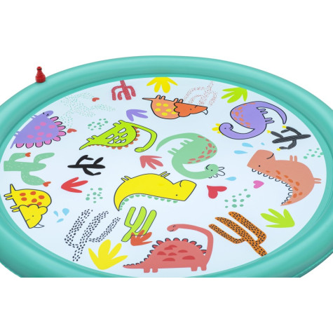 Bestway 52698 Dětská vodní podložka s fontánou Dinosauři 122cm ~ 6