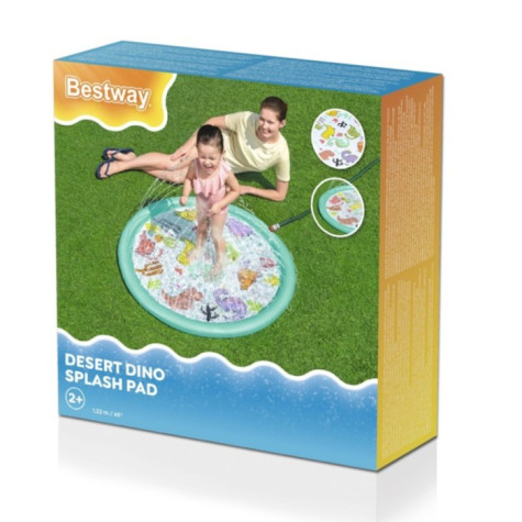 Bestway 52698 Dětská vodní podložka s fontánou Dinosauři 122cm ~ 7