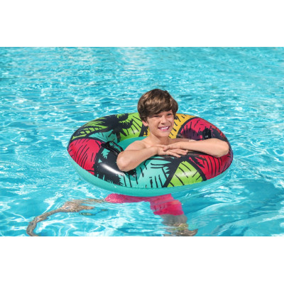 Bestway 36350 Nafukovací kruh Coastal Castaway Palmy 91 cm