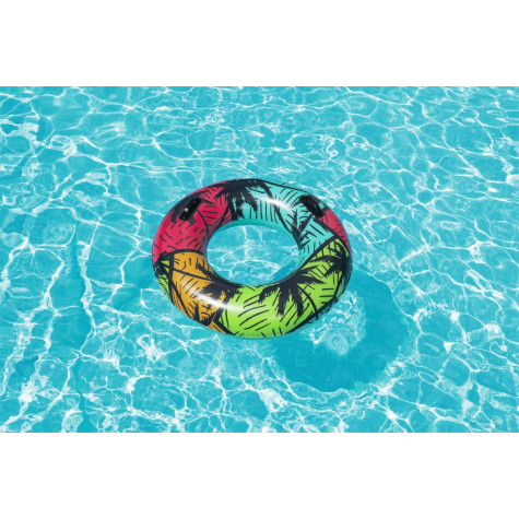 Bestway 36350 Nafukovací kruh Coastal Castaway Palmy 91 cm ~ 2