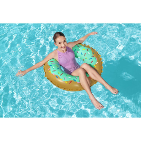 Bestway 36300 Nafukovací kruh Donut zelený 91 cm ~ 3
