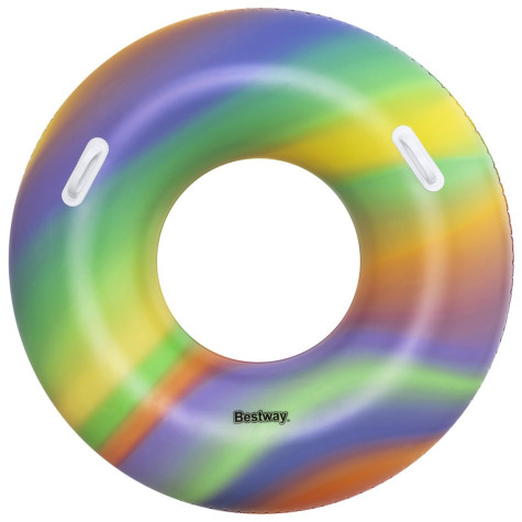Bestway 36352 Nafukovací kruh Rainbow duhový 119cm ~ 2