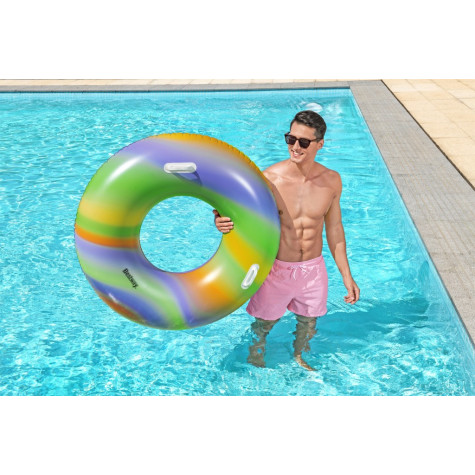 Bestway 36352 Nafukovací kruh Rainbow duhový 119cm ~ 3