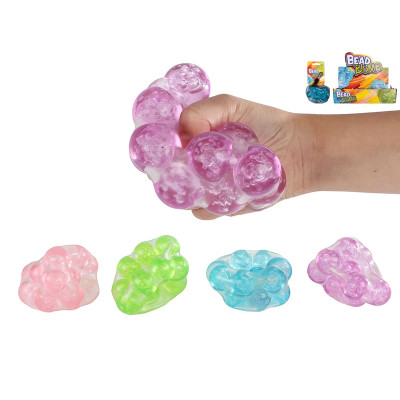 Míček s křupajícími kuličkami 9 cm