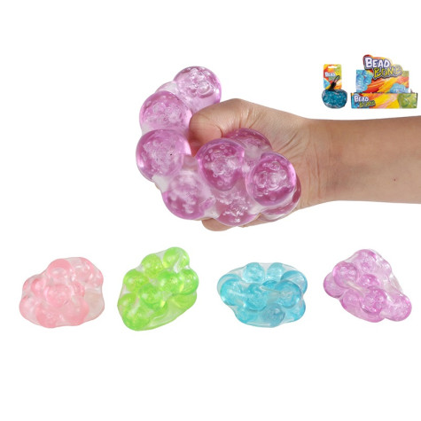 Míček s křupajícími kuličkami 9 cm ~ 4
