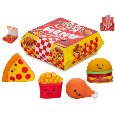 Fast food squishy Strečové potraviny 4ks v krabičce