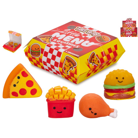 Fast food squishy Strečové potraviny 4ks v krabičce ~ 1
