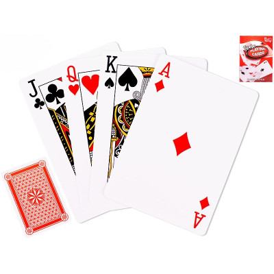 Hrací karty jumbo 17 cm