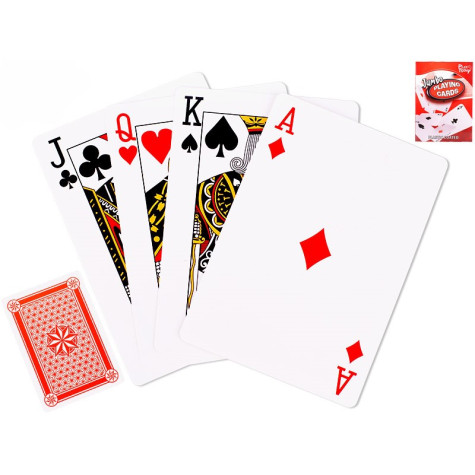 Hrací karty jumbo 17 cm ~ 1