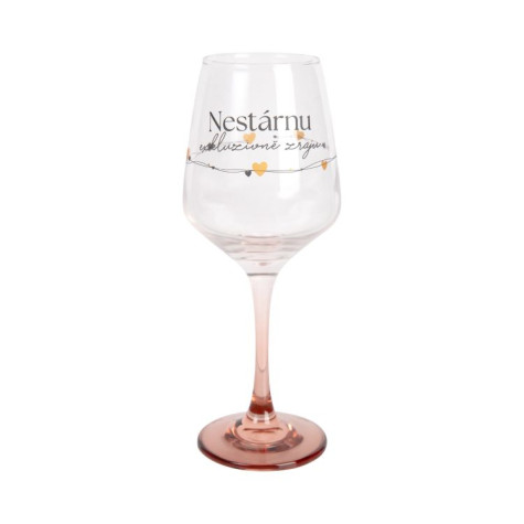 Albi Sklenice na víno 350 ml - Nestárnu ~ 1