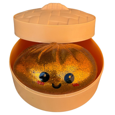 Squishy Dumpling MEGA XXL obří mačkací knedlíček 14 cm ~ 1
