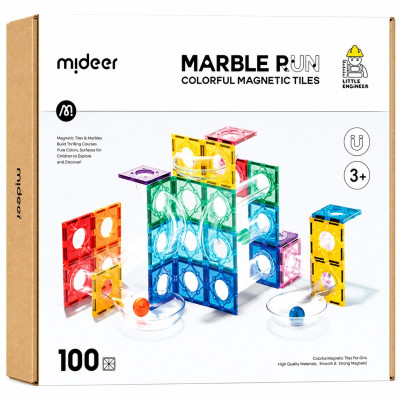 Mideer Magnetická kuličkodráha 100 ks