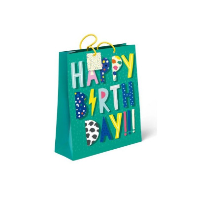 Albi Dárková taška malá - Happy Birthday 17,8x9,8x22,9cm