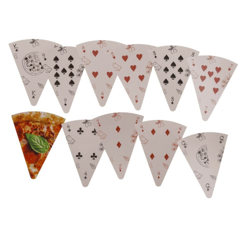 Hrací karty design Pizza 54 ks ~ 5