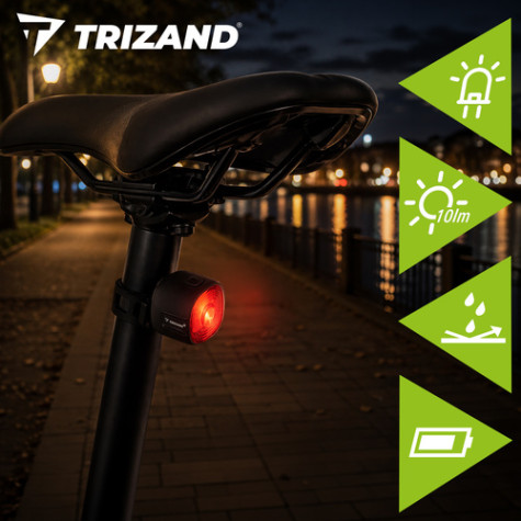 Zadní cyklistické světlo Trizand 27562 ~ 2