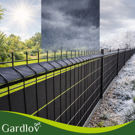 Sada stínící fólie na plot 4,75cmx35m 450g/m2 antracit Gardlov 23910 ~ 6