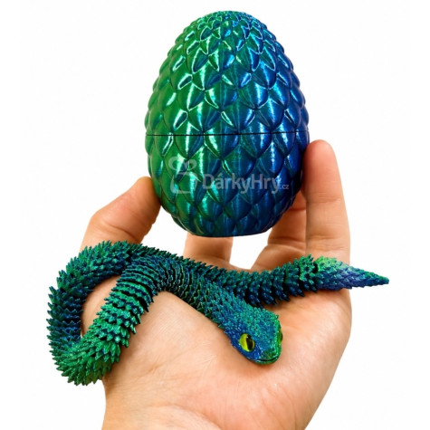 3D tištěné dračí vejce 8,5 cm s překvapením ~ 2