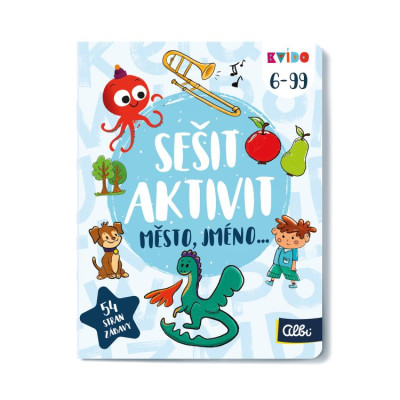 Albi Kvído Sešit plný aktivit: Město, jméno