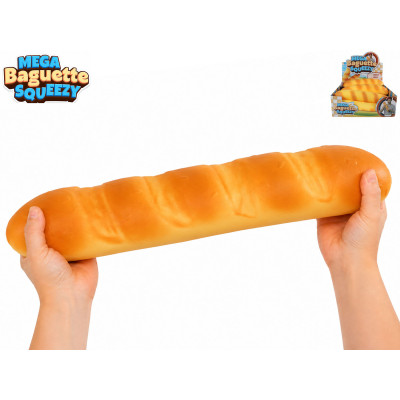 Mega squeeze Bageta strečová jumbo 35x8x8cm