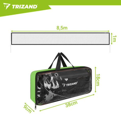Volejbalová síť 8,5x1m a taška Trizand 27546 ~ 7