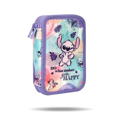CoolPack Penál Jumper dvoupatrový Stitch Pastel