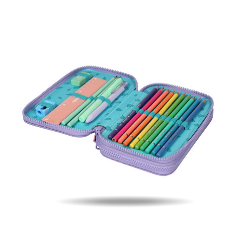 CoolPack Penál Jumper dvoupatrový Stitch Pastel ~ 2