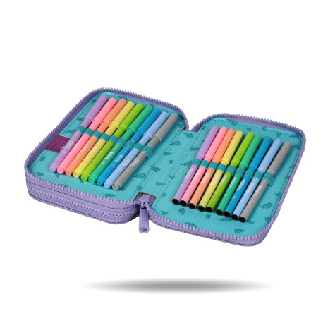CoolPack Penál Jumper dvoupatrový Stitch Pastel ~ 3