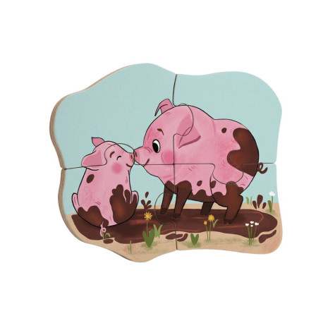 EDUkid První puzzle Farma 6v1 ~ 4