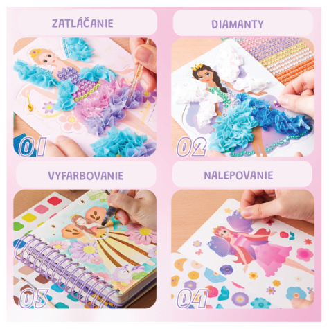 Jarmelo Fashion kreativní kniha Dreamy Fairy ~ 4