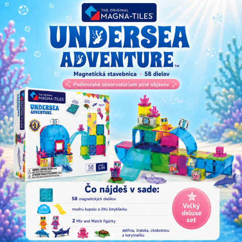Magna-Tiles Undersea Adventure 58 dílů ~ 7