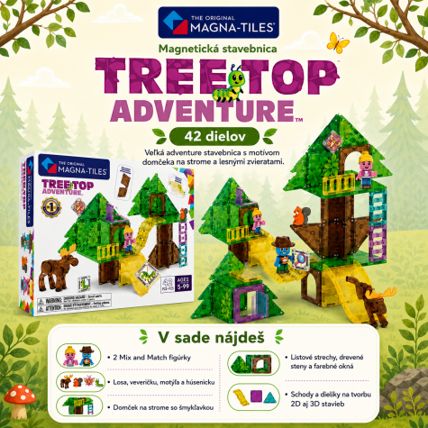 Magna-Tiles Treetop Adventure 42 dílů ~ 7