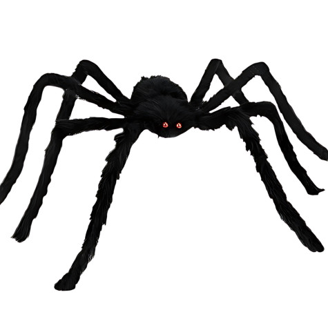 Gigantický pavouk černý dekorace 90 cm Malatec 21832 ~ 1