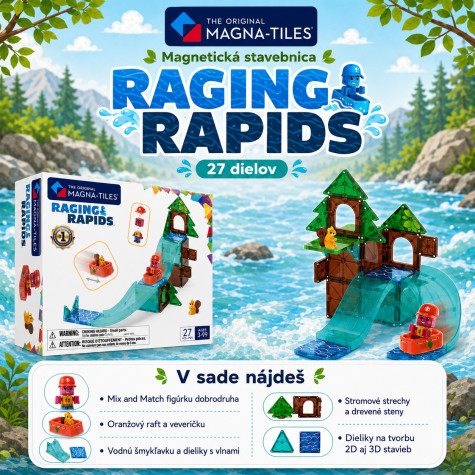 Magna-Tiles Raging Rapids 27 dílů ~ 7