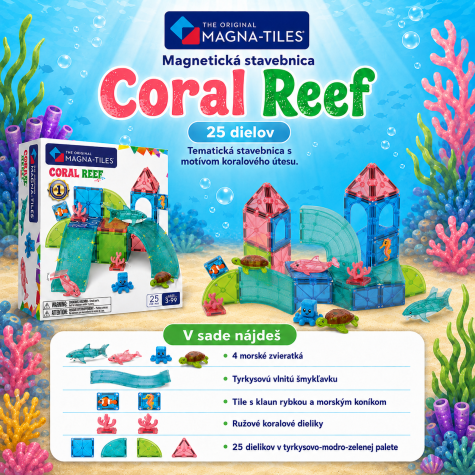 Magna-Tiles Coral Reef 25 dílů ~ 5