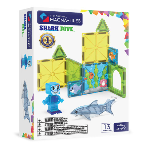 Magna-Tiles Shark Dive 13 dílů ~ 1