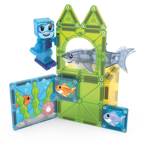 Magna-Tiles Shark Dive 13 dílů ~ 4