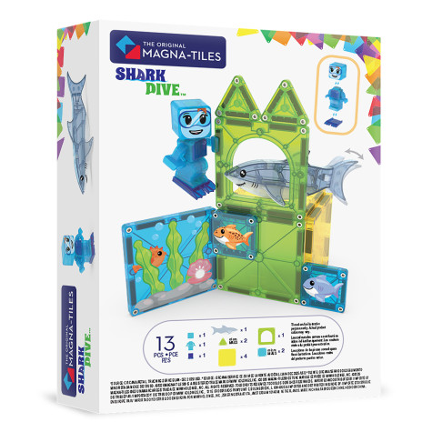 Magna-Tiles Shark Dive 13 dílů ~ 5