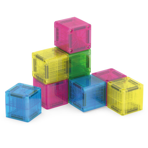 Magna-Tiles microMAGS Cubes 9 dílů ~ 3
