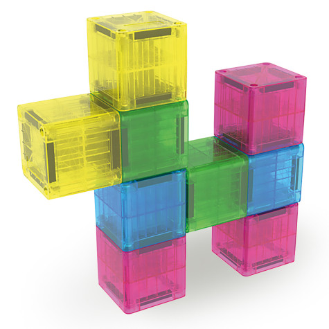 Magna-Tiles microMAGS Cubes 9 dílů ~ 5