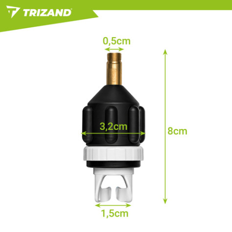 Adaptér na nafukovací ventil pro paddleboard Trizand 27541 ~ 5