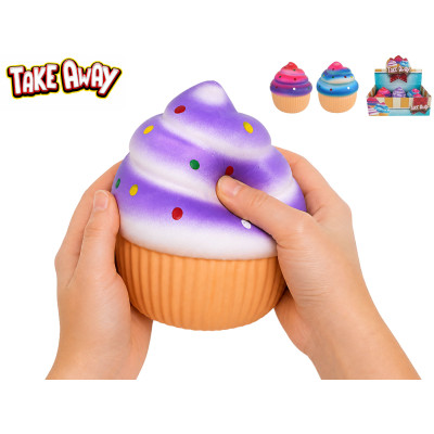 Strečový měkký Cupcake barevný 13 cm Toys&Trends