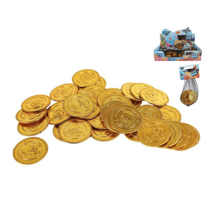 Zlaté mince 40 ks v síťce Deep Destination