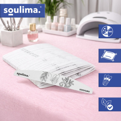 Pilník na nehty 100 ks Soulima 27787
