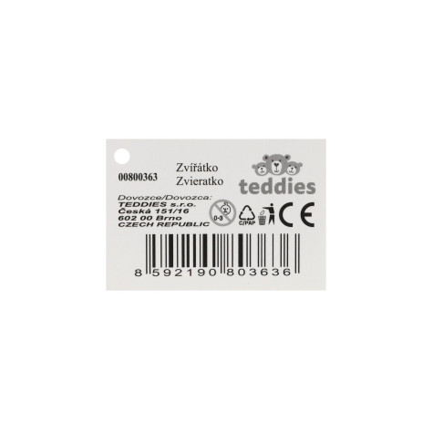 Teddies Ještěrka plněná pískem 220 g mačkací antistresová 26cm ~ 4